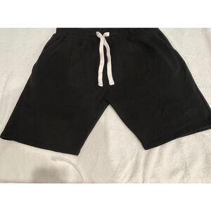Men's Fleece Factory Shorts Size L Black